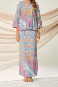 Adonia Kebaya In Periwinkle (SKIRT)
